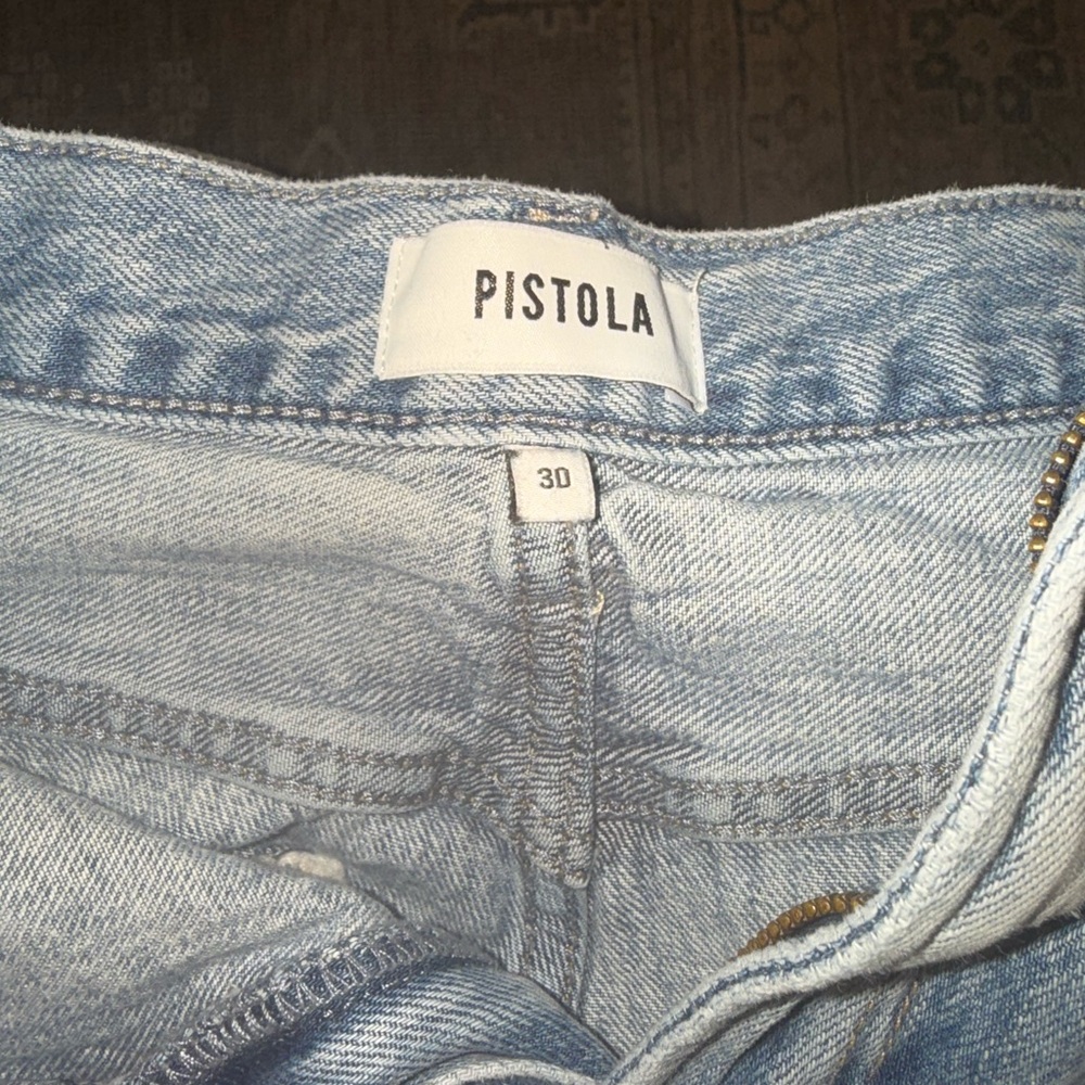 Pistola Sky Blue Denim shorts